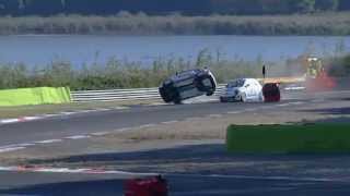 Trofeo Abarth 2014 at Enna-Pergusa, Lilja's big crash