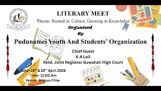 Literary Meet | Pudunamei | 19 April 2026