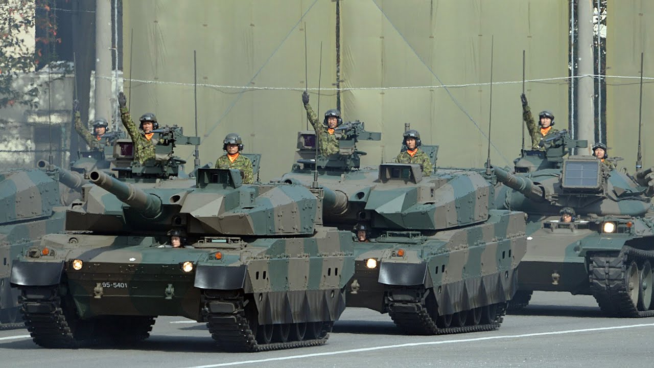 【希少】陸上自衛隊 東部方面隊 チャレンジ 陸上自衛隊東部方面隊が創立56周年観閲式 - YouTube