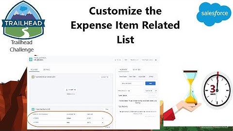 Customize the Expense Item Related List 4 ‐ Trailhead Challenge