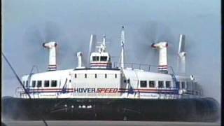 Hovercraft memories. 1993 The Princess Margaret Hoverspeed hovercraft arrives at Calais
