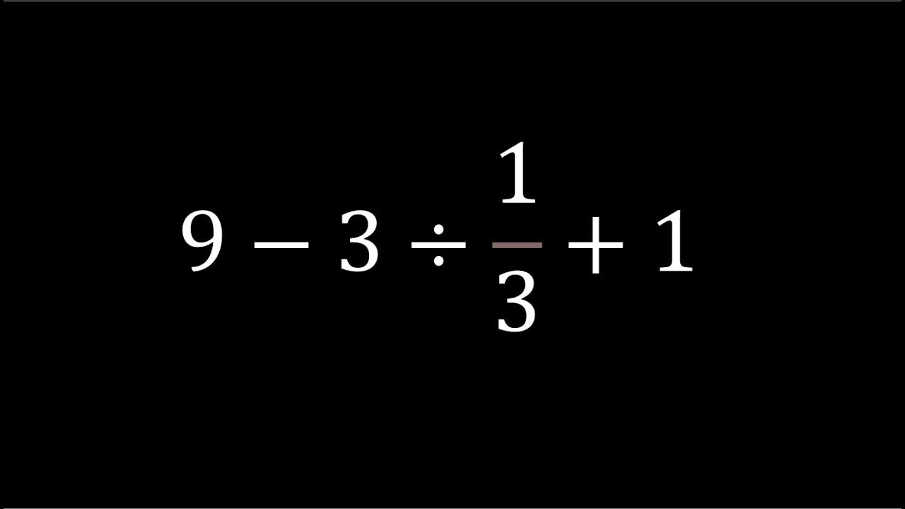Viral Math Problem 9 3 1 3 1 YouTube