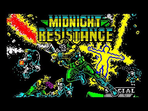 Midnight Resistance. ZX Spectrum. Прохождение