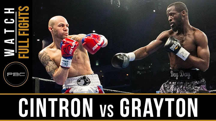 Cintron vs Grayton FULL FIGHT: March 17, 2017 - PBC on BOUNCE