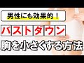 胸を小さくしたい方必見!胸を小さくする方法【男性にも効果的】 #216