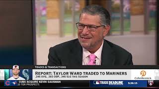 MLB Network talks the Breaking News of Taylor Ward being traded to the Mariners