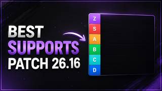 The ONLY SUPPORT Tier List You Need – Patch 26.16 (SoloQ)