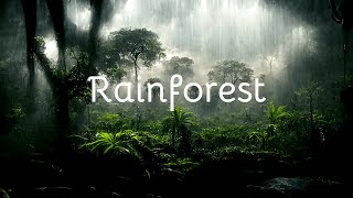 Tropical Rainforest Ambience ?️? nature sounds for sleep | White Noise |