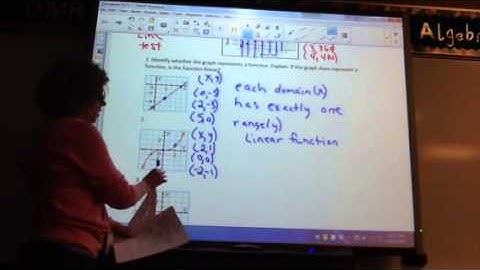 McCrory 4-1 Identifying Linear Functions part 1