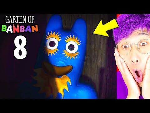 GARTEN OF BANBAN 8 OFFICIAL TRAILER! (LANKYBOX REACTION!)