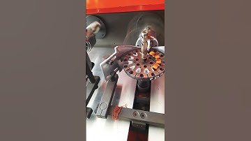 Automatic ceiling fan winding machine  12+12coil winding #tending #newvideo #newtrendingsongs