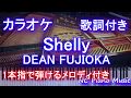 【カラオケガイドなし】Shelly / DEAN FUJIOKA(ドラマ “シャーロック”主題歌)【歌詞付きフル full】ピアノ鍵盤演奏