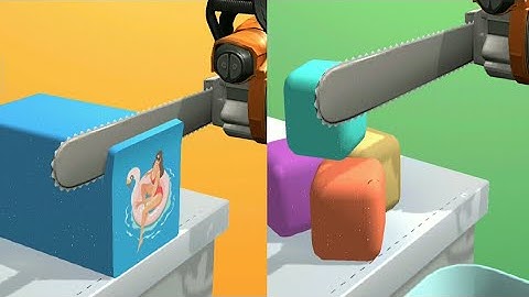 ASMR Slicing! very Satisfying and Relaxing ASMR Slicing @relaxinggaming1