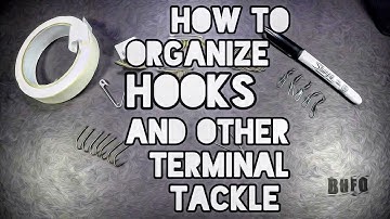 How to organize hooks and other terminal tackle
