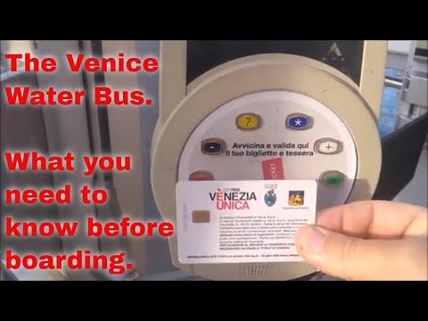 Venice Water Bus | Watch This Before Boarding.