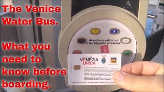 Venice Water Bus | Watch This Before Boarding. screenshot 1