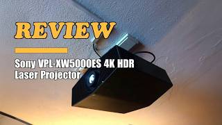 Sony VPL-XW5000ES 4K HDR Laser Home Theater Projector - Review 2026