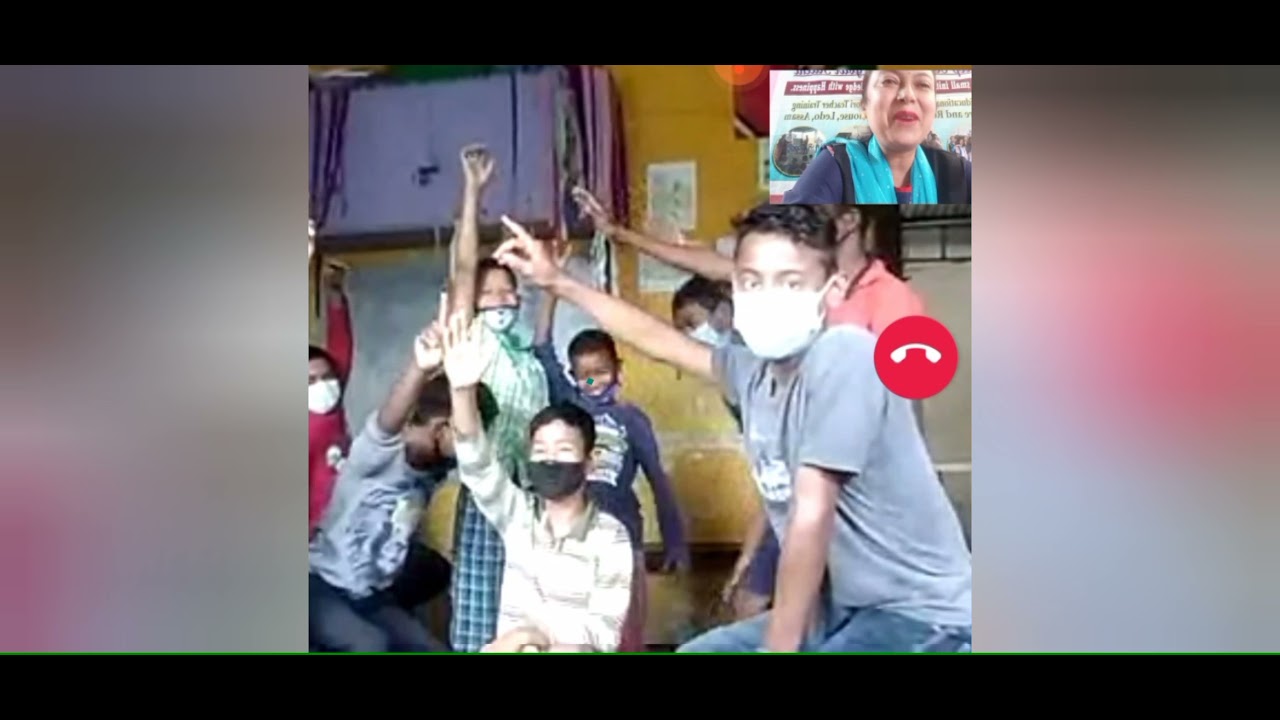 Spread Knowledge Online session in Children home