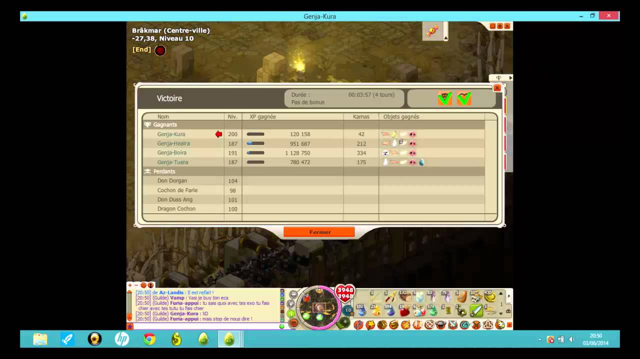 Genja-Kura, compilation d'exo et de drop [DOFUS]