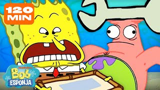 Bob Esponja | 120 MINUTOS dos Momentos MAIS ENGRAÇADOS de Todos os Tempos em Bob Esponja !