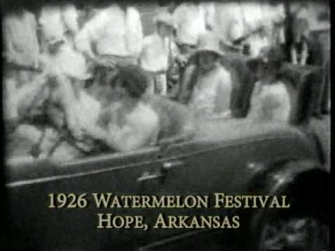 Hope Watermelon Crawl - with 1926 film from Hope, Arkansas