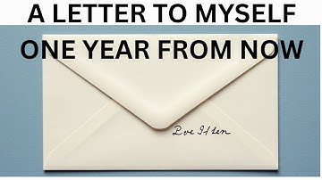 Write This Letter and Watch Your Life Change in 1 Year! #relationshiphealing #relationship