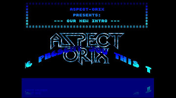 Our New Intro by Aspect (1991) - Amiga Intro