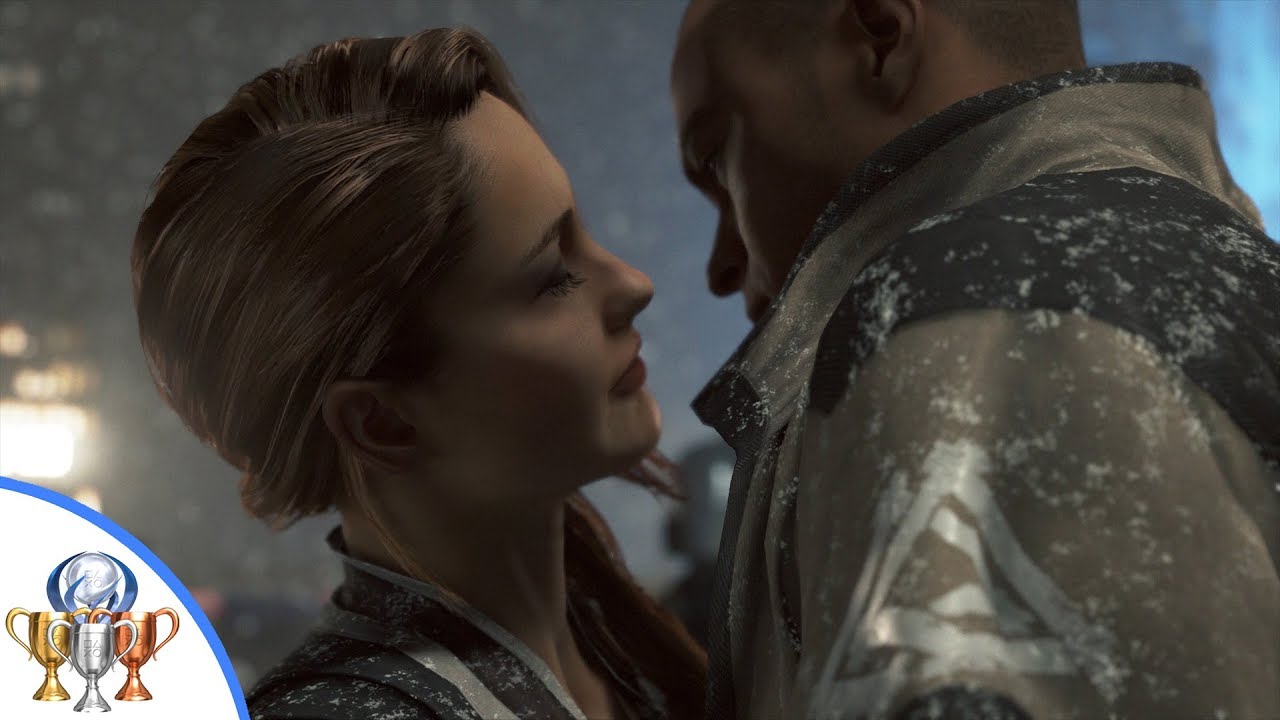 Detroit Become Human Moral Victory Trophy - Markus succeeded in making the soldiers stand back