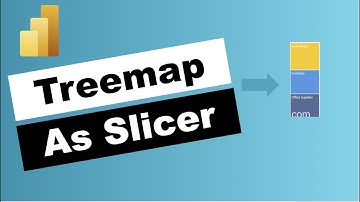 Using Power BI Treemap Visualization as a slicer | Changing slicer look and feel
