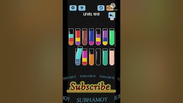 Water color sort 1513 level  solve