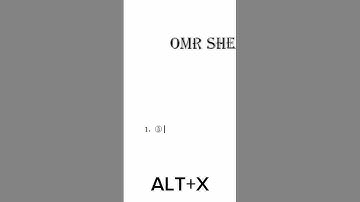 Omr Sheet Create In Ms Word #shorts #microsoft #pc #msword 👈👈