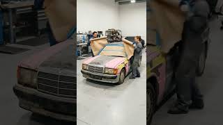 Restoring the ultimate 80s DTM legend! The Mercedes 190 E 2.3-16 Cosworth. Restoration