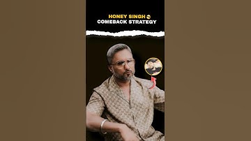 Honey Singh Comeback Strategy 😎 #honeysingh #badhsha