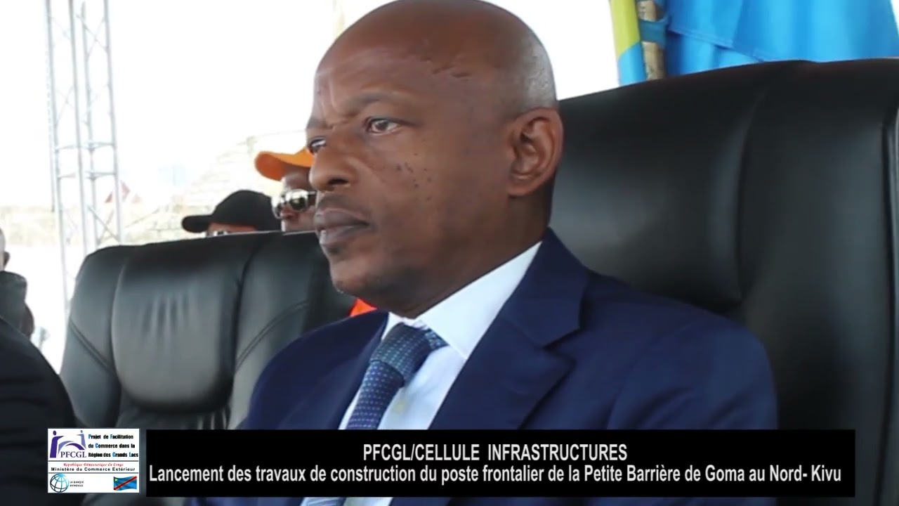 Lancement des travaux du Poste Frontalier de la Petite Barrière de Goma dans le Nord - Kivu