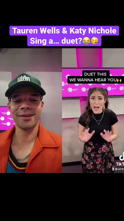 Tauren Wells & Katy Nichole sing a duet #shorts