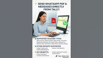 Send Invoice & Reports on WhatsApp Directly from Tally! 📲 | Tally Add-On