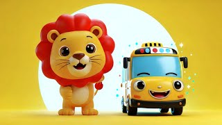 Lion Bus Song for Kids Hindi | Animal & Vehicle Rhymes Fun  screenshot 5