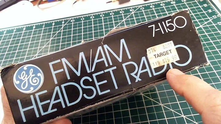 TRRS #1573 - GE Antique Portable Radio From Jeff