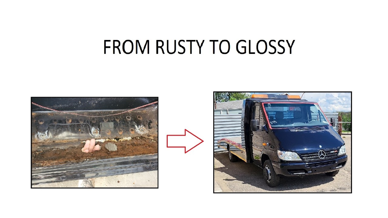 REFRESH OF RUSTY MERCEDES TOW TRUCK FINAL PART