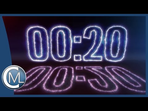 Quiz & Riddles - 20 seconds electric LED wall countdown timer & voice over