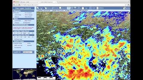 CHRS G-WADI GeoServer tutorial -- global precipitation data visualization web interface