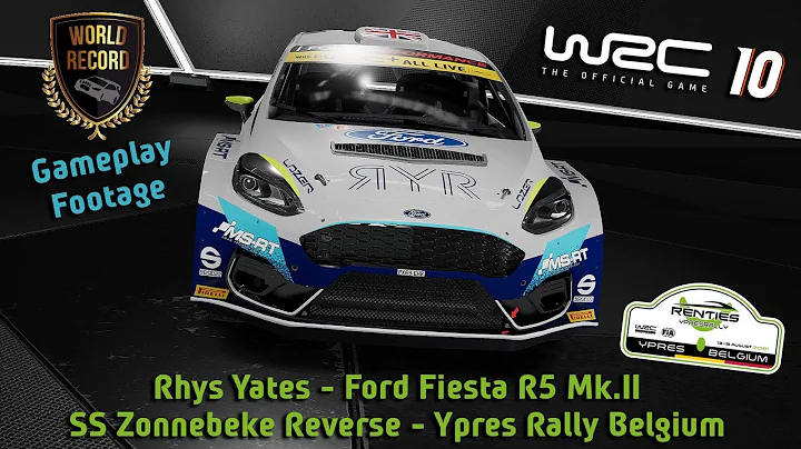 WRC 10 World Record | R. Yates - Fiesta R5 Mk.II - Zonnebeke Rev. Ypres Rally Belgium | 07:24.506