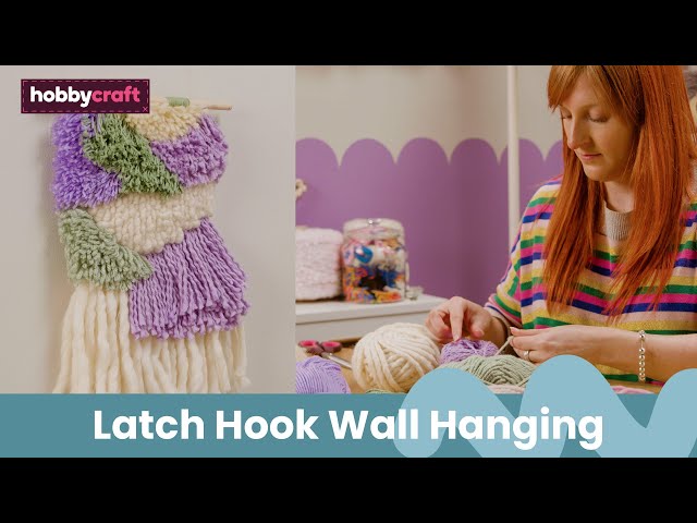 Latch Hook Wall Hanging DIY - A Beautiful Mess