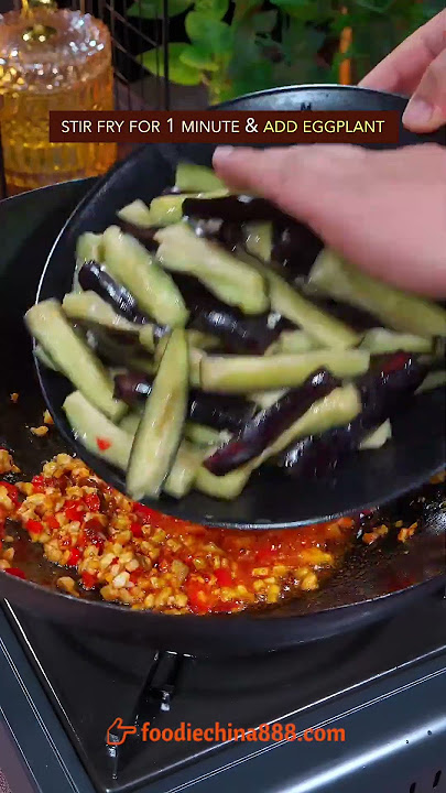 EASY STIR-FRIED EGGPLANT RECIPE #recipe #cooking #chinesefood #eggplant #vegetables