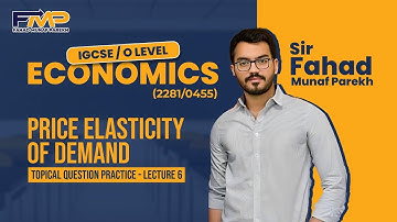 O Level/IGCSE Economics 2281/0455 | Price Elasticity of Demand Topical Past Paper Practice Class 6