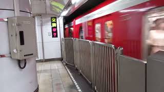 東京メトロ丸ノ内線　2000系　発車　西新宿駅  M 07