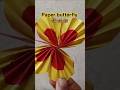 Diy paper butterfly 🦋🦋 #butterfly #ytshorts #shorts #papercraft #beautyful butterfly #craftvidea