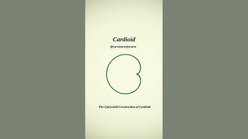 The Epicycloid Construction of Cardioid 🇧🇷  #maths #physics #science #education