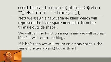 Triangle Star Pattern with JavaScript - Alex Mamoulian