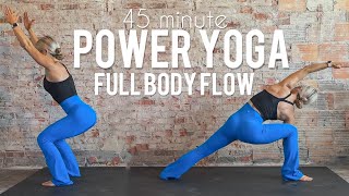 45 Minute Full Body Power Yoga Flow | No Equipment screenshot 5